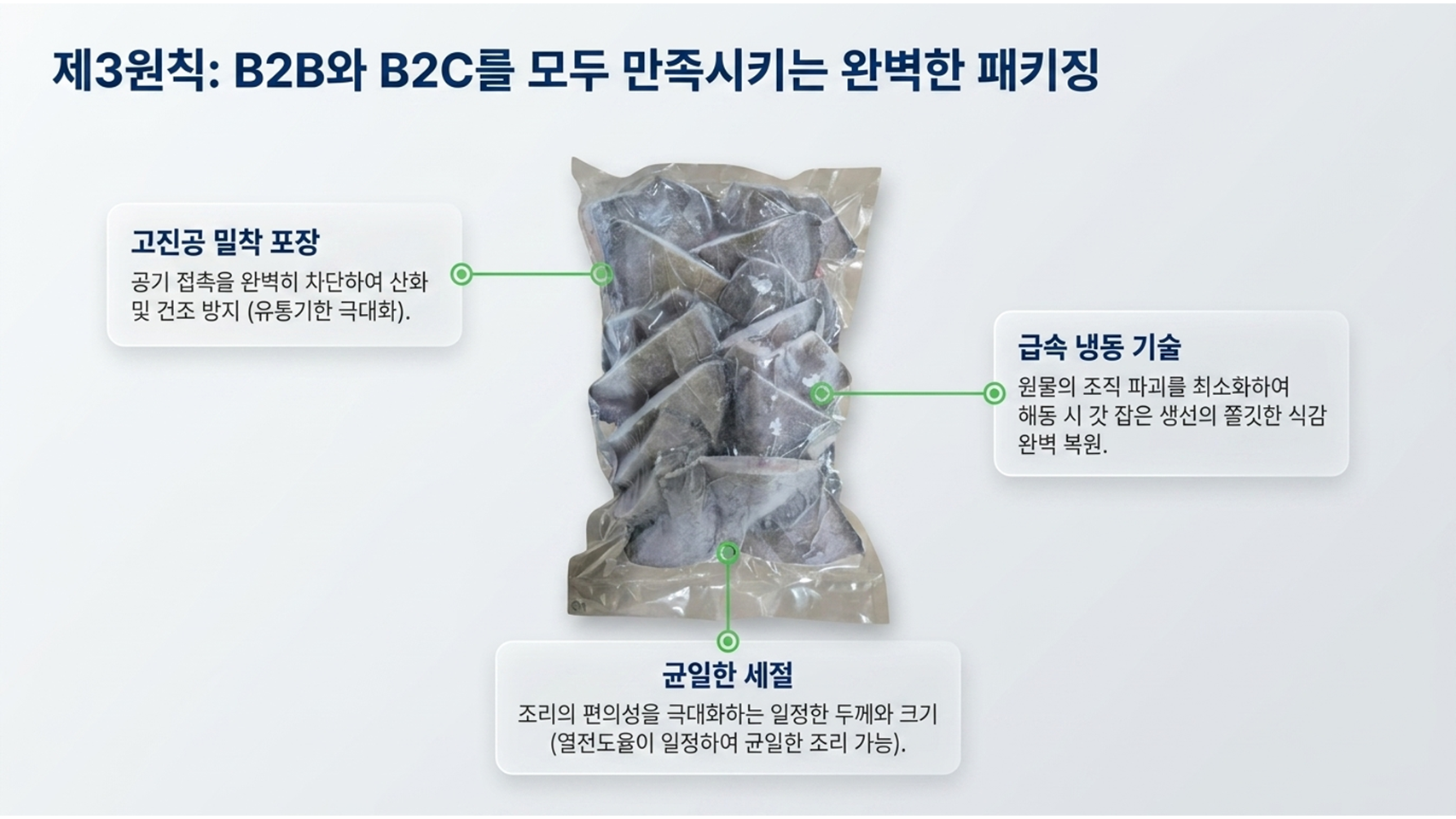도다리 1kg 토막 냉동